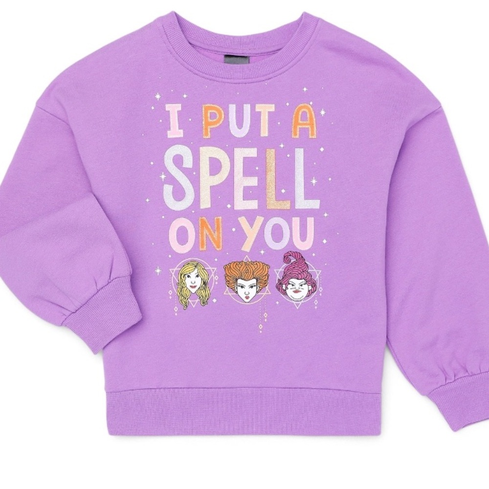 Size 10/12 Girls Disney Hocus Pocus Sweatshirt